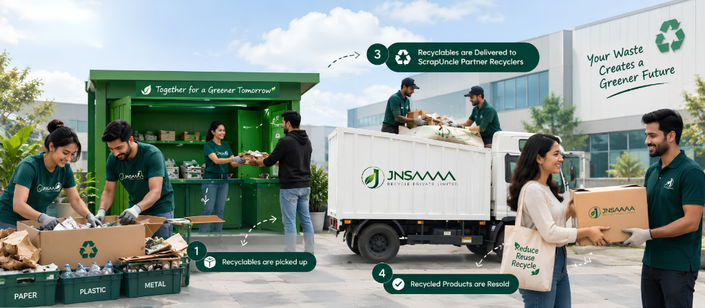 From pickup to recycling: The Jnsaaaa recycling journey